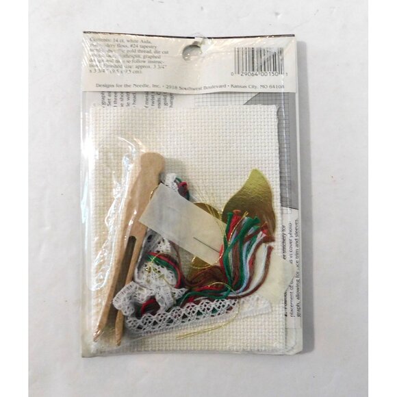 Design For The Needle Bell Angel Ornament Counted Cross Stitch Kit Sealed - Picture 2 of 3